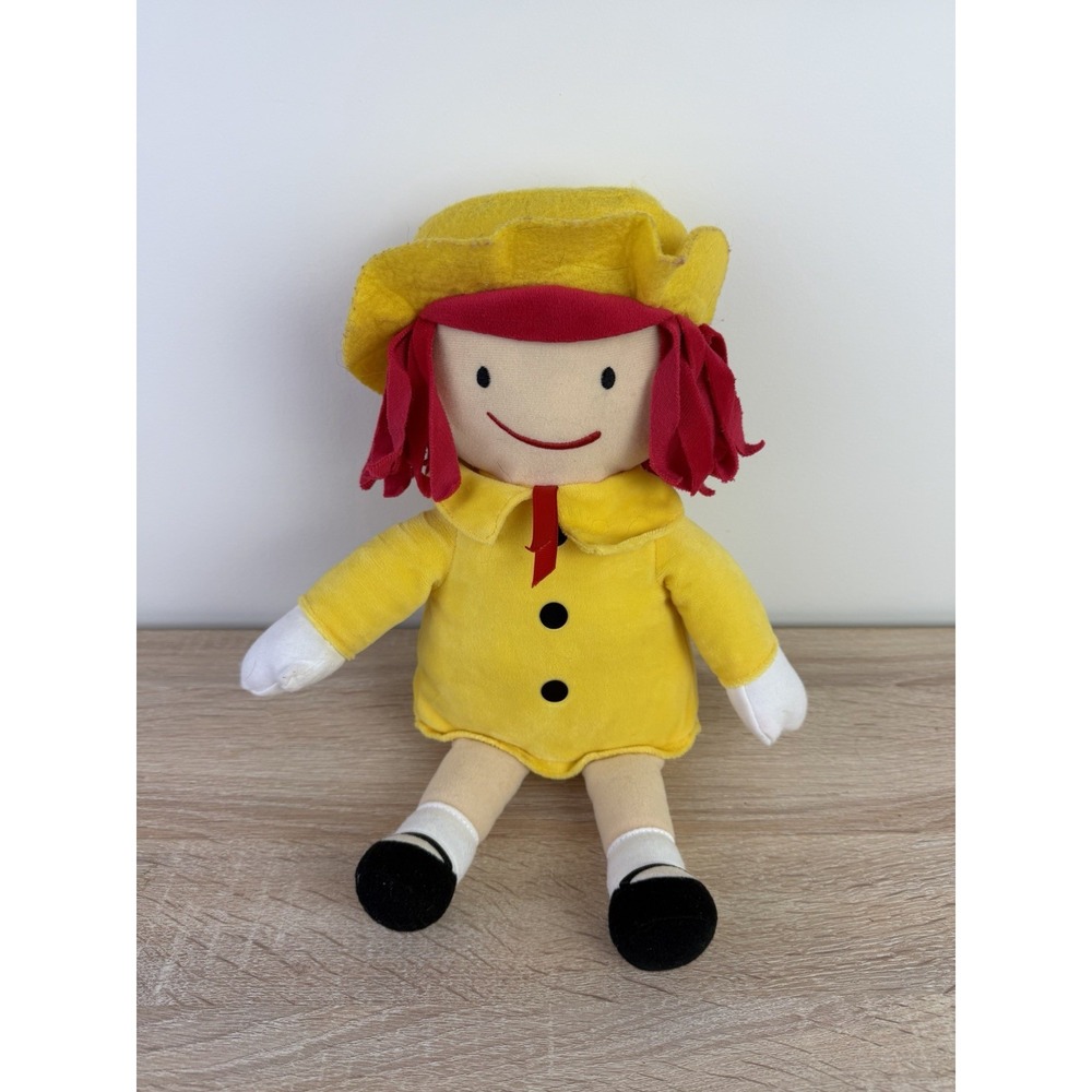 Madeline Plush Stuffed Doll Yellow Coat Felt Hat Kohls Cares 14 Inch 2016
